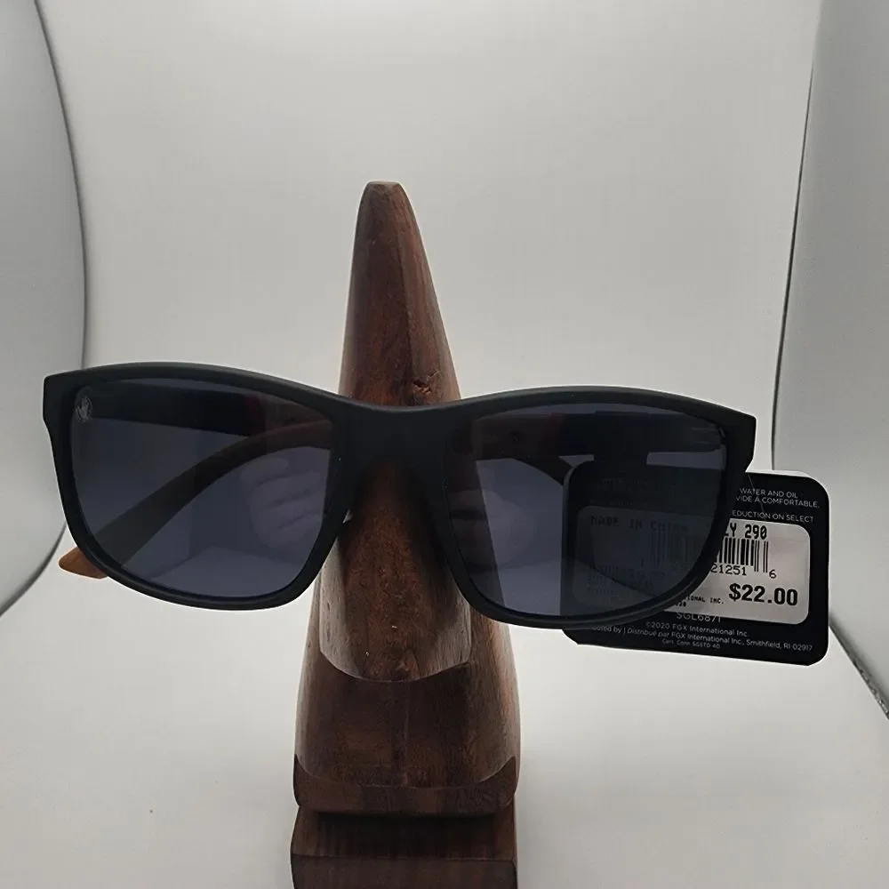 NWT Body Glove Sport Black & Faux Wood Sunglasses